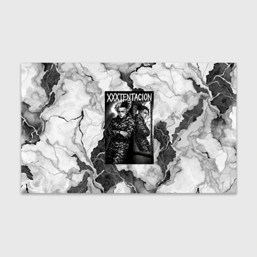 Бумага для упаковки 3D XXXTentacion облокотился об зеркало 