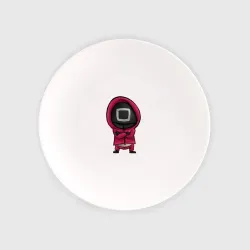 Тарелка Солдат из игры в кальмара