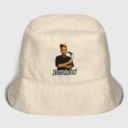Мужская панама хлопок XXXTentacion довольный у микрофона 
