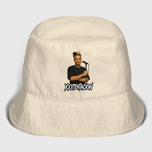 Женская панама хлопок XXXTentacion довольный у микрофона 