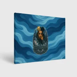 Холст прямоугольный XXXTentacion в облаке 