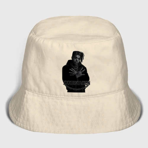 Женская панама хлопок XXXTentacion в черно-белом стиле