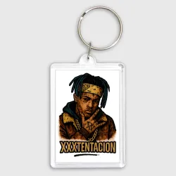 Брелок прямоугольный 35*50 XXXTentacion мультяшный стиль