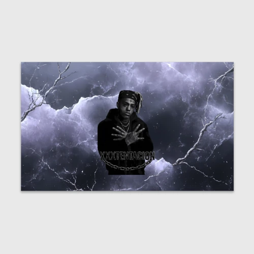 Бумага для упаковки 3D XXXTentacion  скрещенные руки