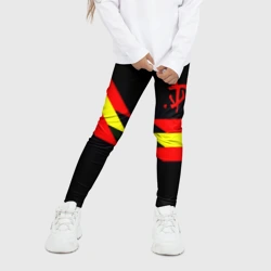 Детские леггинсы 3D Doom геометрия - фото 2