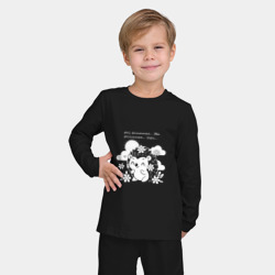 Детская пижама с лонгсливом хлопок Ёжик считает ромашки - фото 2