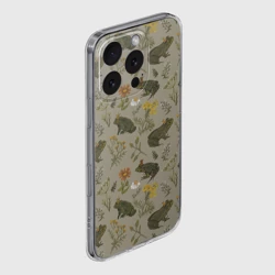 Чехол для iPhone 16 Pro Max силиконовый с защитой камеры Царевны-лягушки - фото 2