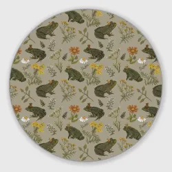 Круглый коврик для мышки Царевны-лягушки