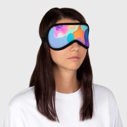 Маска для сна 3D Разноцветные красивые облака - фото 2