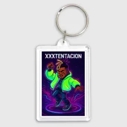 Брелок прямоугольный 35*50 XXXTentacion на танцполе
