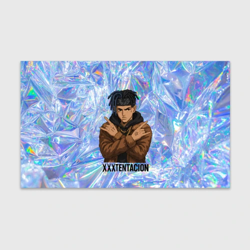 Бумага для упаковки 3D XXXTentacion  - скрещенные руки
