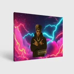 Холст прямоугольный XXXTentacion с цепью