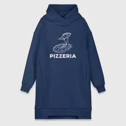 Платье-худи хлопок Pizzeria