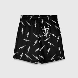 Детские спортивные шорты 3D Doom army