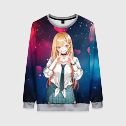 Женский свитшот 3D Марин Китагава с любовью - Эта фарфоровая кукла влюбилась