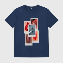 Мужская футболка хлопок Твои губы