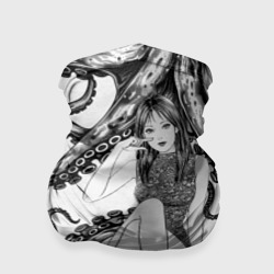 Бандана-труба 3D Junji Ito Death Stranding  Tomie and octopus pattern 