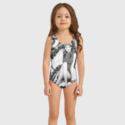 Детский купальник 3D Junji Ito Death Stranding  Tomie and octopus pattern 