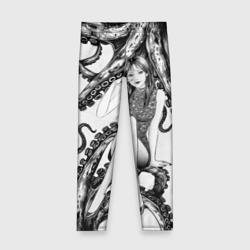 Детские леггинсы 3D Junji Ito Death Stranding  Tomie and octopus pattern 