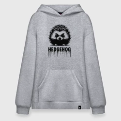 Худи SuperOversize хлопок Ежик с шипами