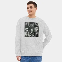 Мужской свитшот oversize без начеса хлопок The weeknd фотографии - фото 2