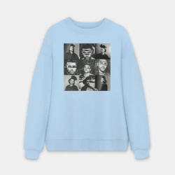 Мужской свитшот oversize без начеса хлопок The weeknd фотографии