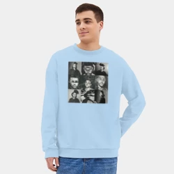 Мужской свитшот oversize без начеса хлопок The weeknd фотографии - фото 2