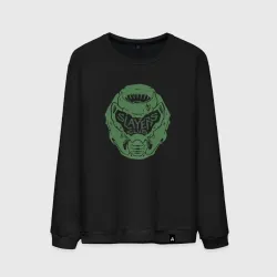 Мужской свитшот хлопок Doom slayer logo