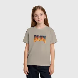 Детская футболка хлопок Doom ultimate logo - фото 2