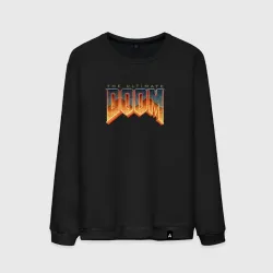 Мужской свитшот хлопок Doom ultimate logo