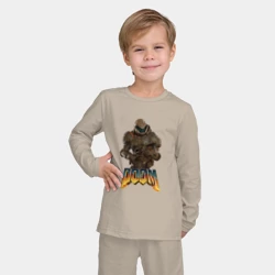 Детская пижама с лонгсливом хлопок Doom палач рока - фото 2