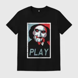 Мужская футболка хлопок Saw play