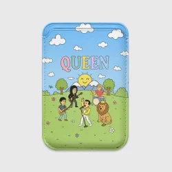 Картхолдер Magsafe магнитный Queen мультяшный стиль на поляне