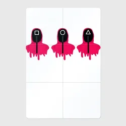 Магнитный плакат 2Х3 Three symbols in the squid game