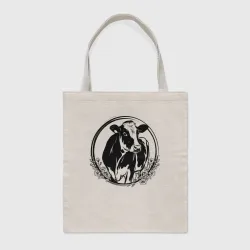 Шоппер BioNature Корова в цветочном круге
