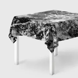 Скатерть 3D Абстракция - black stone