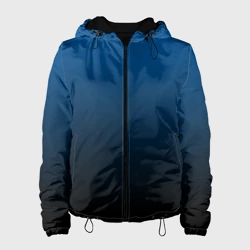 Женская куртка 3D Лазурит тёмно-синий