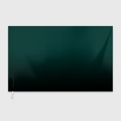 Флаг 3D Тёмный изумруд