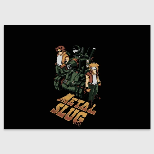 Поздравительная открытка Metal slug - tank