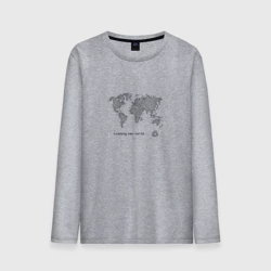 Мужской лонгслив хлопок Перезагрузка мира
