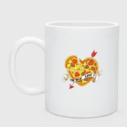 Кружка керамическая Love pizza