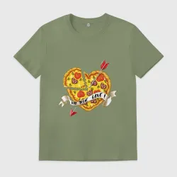 Мужская футболка хлопок Love pizza