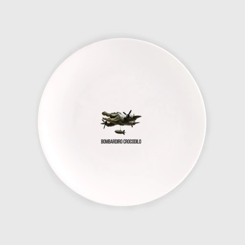 Тарелка Bombardiro-Crocodilo-Brainrot