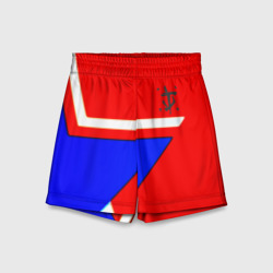 Детские спортивные шорты 3D Doom star geometry