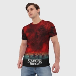 Мужская футболка 3D Векна и герои финального сезона Stranger things - фото 2