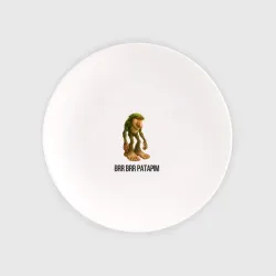Тарелка Brr Brr Patapim Brainrot