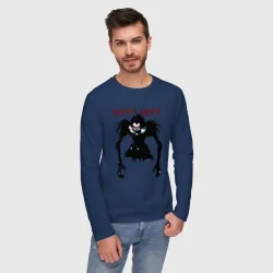Мужской лонгслив хлопок Death note Ryuk - темный - фото 2