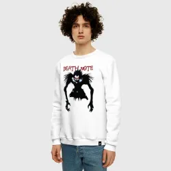 Мужской свитшот хлопок Death note Ryuk - темный - фото 2