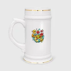 Кружка пивная Вечеринка фруктов