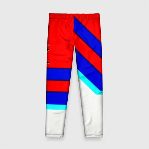 Детские леггинсы 3D с принтом Doom geometry cyber sport - картинка 2 Детские леггинсы 3D Doom geometry cyber sport - фото 2